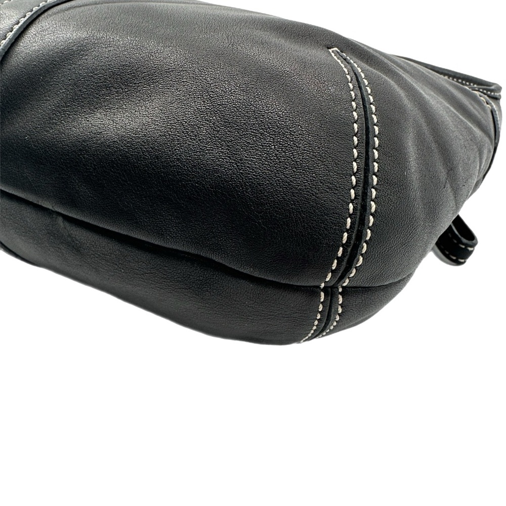 COACH 11282 Mini Ergo Hobo Shoulder Bag Black Leather Rare Y2K - Picture 6 of 14